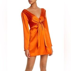 Cinq a Sept satin mini dress
